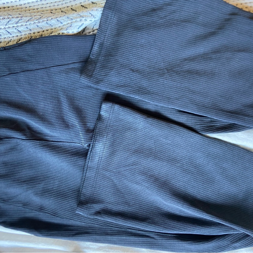 lululemon athletica Black Ribbed Waistband Leggings